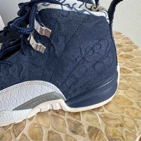 Nike Air Jordan 12 Retro International Flight Navy Blue Sneakers size 4.5Y - Picture 5 of 9
